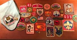Loose vintage Boy Scout patches