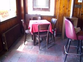 Antique chairs sold as a set.