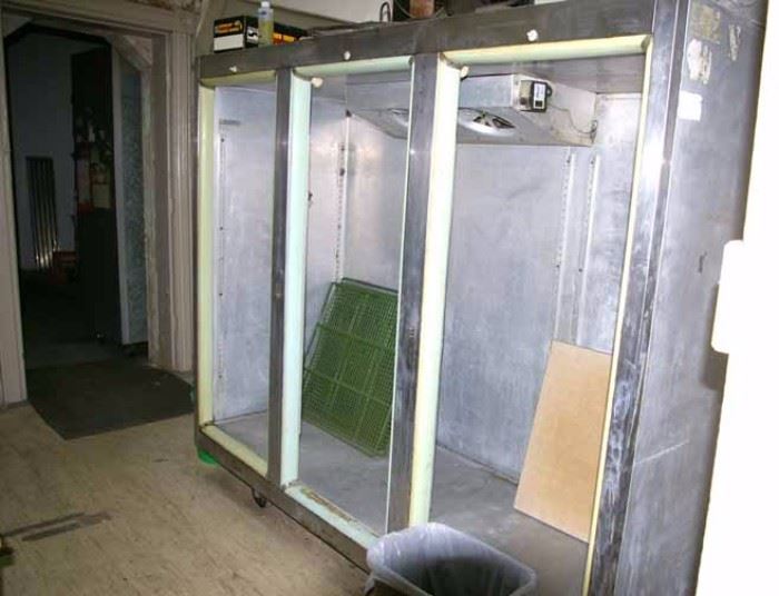 Refrigerator.  Doors are shown in next photo.