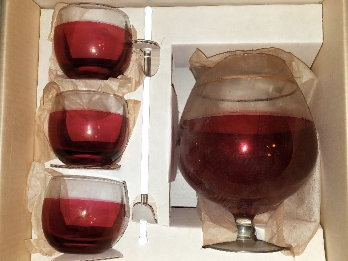Vintage cocktail set