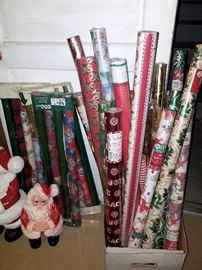 Christmas wrapping paper new rolls