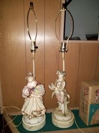 Vintage victorian style lamps