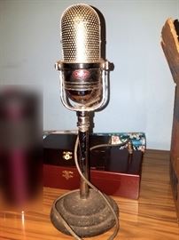 Antique microphone
