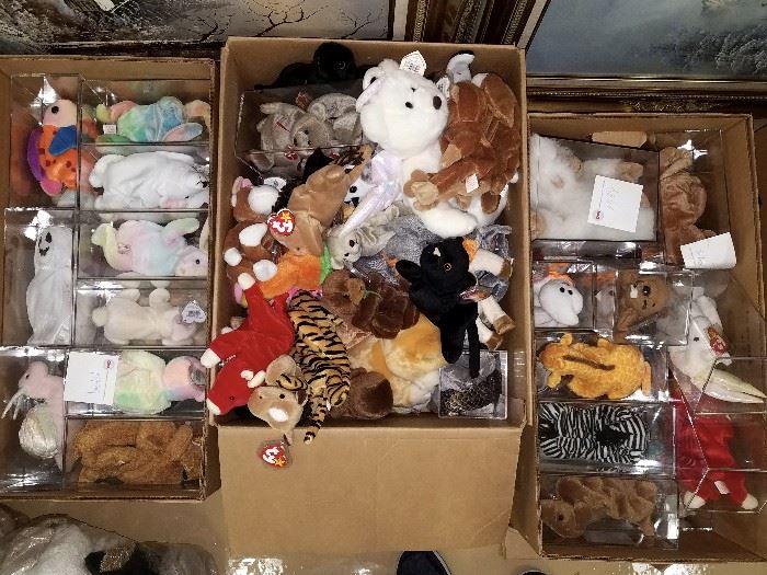 Beanie Babies mostly from the 1990's