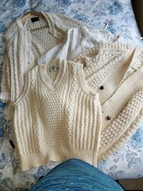 Irish wool sweaters