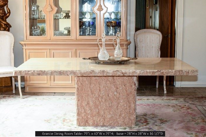 Granite Dining Room Table