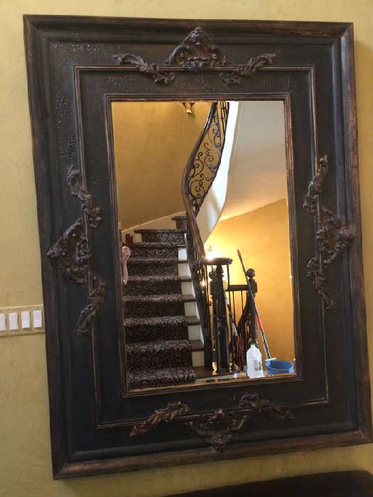 French Carved Mirror 6' x 5' Gorgeous!