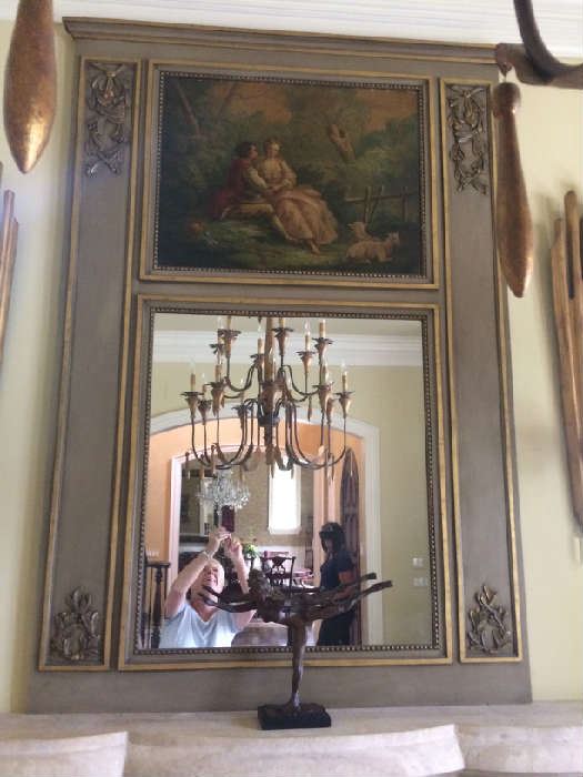 Gorgeous Trumeau mirror