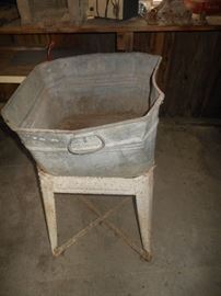 Old wash tub