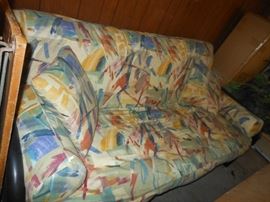Geometric design futon