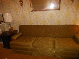 Matching brocade sofa/excellent condition