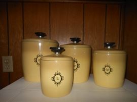 West Bend metal canisters in mint condition