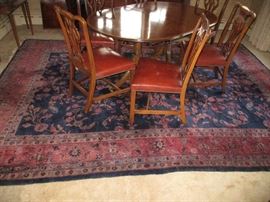 104" x 148" hand tied wool rug