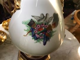 Vintage porcelain table lamp