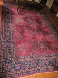 108" x 178" hand tied wool rug
