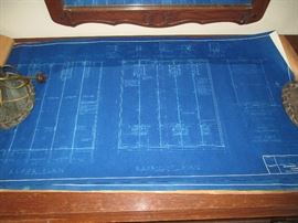 Antique blueprints