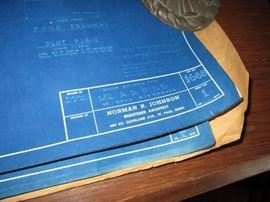 Antique blueprints