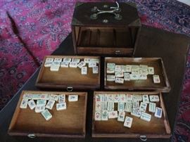 Antique Mah Jong set
