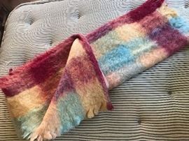 Vintage Hudson's Bay Company 100% Mohair blanket in excellent condition 