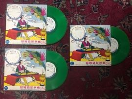 Very cool(and colorful!) 1950's Chinese classical or opera 33 1/3rd's.  Like New! 