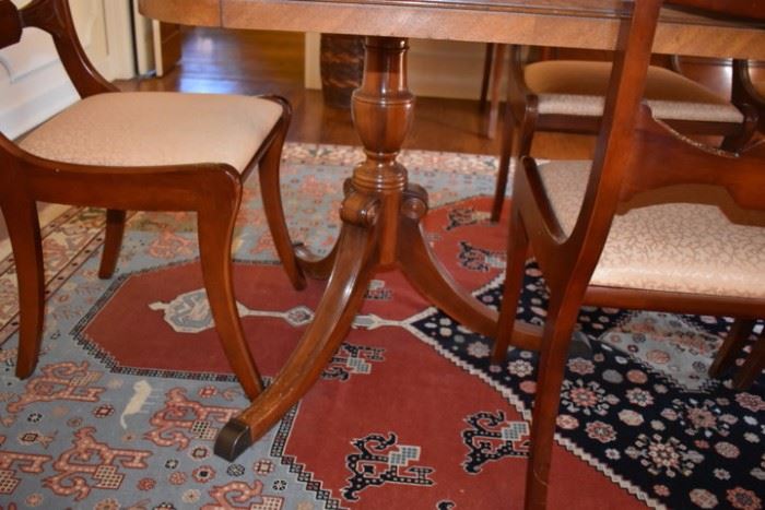 Picture of one of the Double Pedestal Legs on this Gorgeous Dining Table