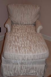 Beautifully Upholstered Chaise Chair - Truly Retro!