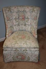 Beautifully Upholstered and Tufted Chair 