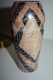Hand Crafted Kenyan Art Vase