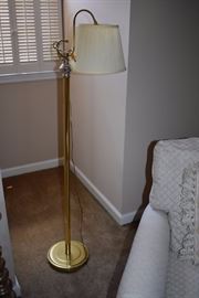 Brass Piano Style Floor Lamp