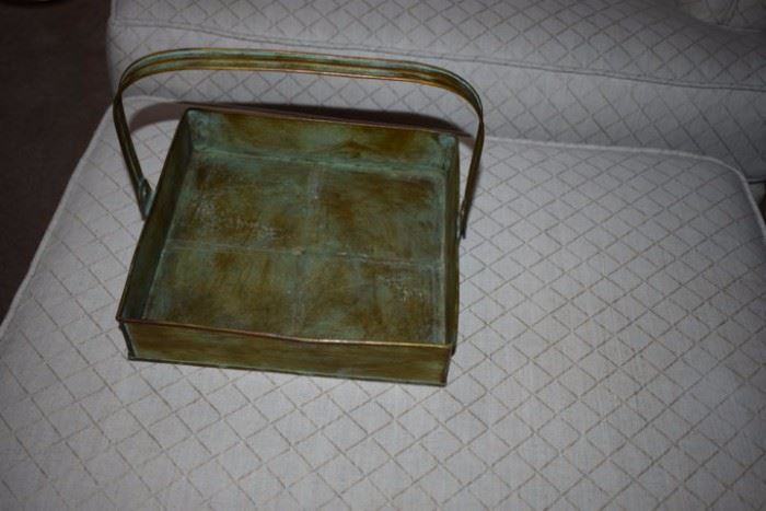Metal Tray with Handle