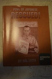 Rare WWII book on American Prisoners of War in Japan. Very detailed Book written and Personally Autograhed by Hal Leith