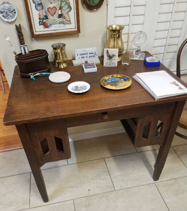 Mission Oak Writing Desk