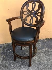 (4) Pottery Barn Swivel Counterheight Bar Stools