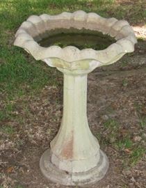 Concrete Birdbath