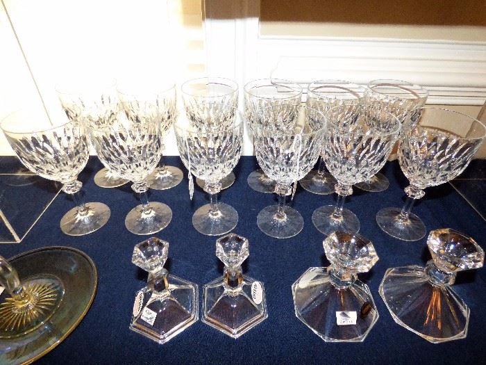 Gorham "Althea" crystal water goblets