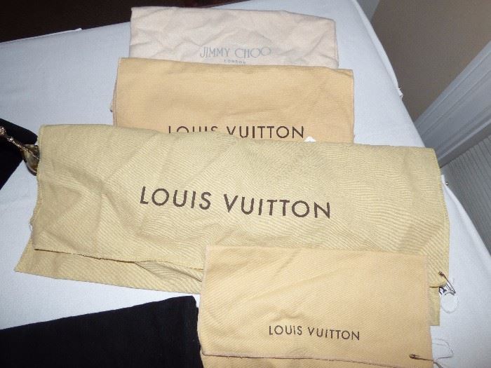 Louis Vuitton dust bags of all sizes