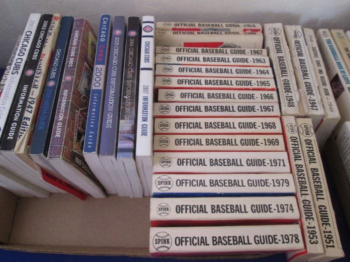 Spink "Official Baseball Guides", older decades
