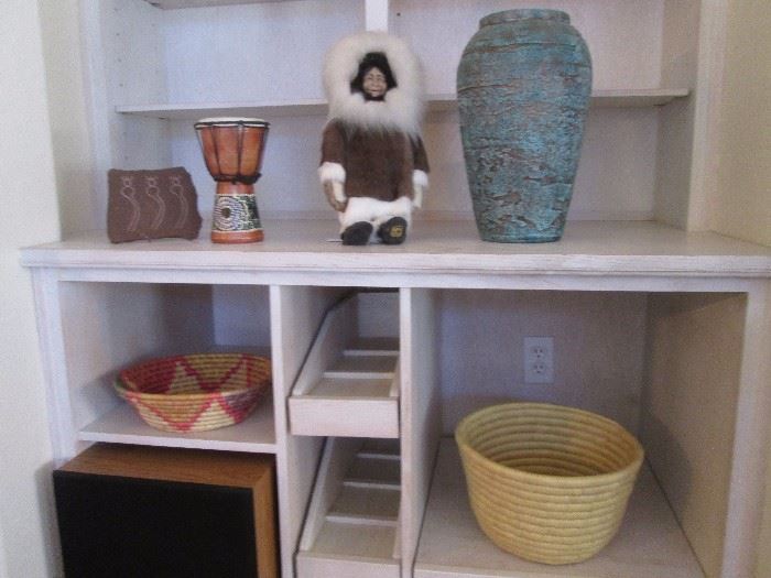 Large array of Southwest Decor:  Baskets, Art, Pottery, Ceramics, Drums, Artifacts
