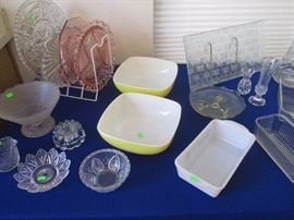 2-Pyrex Lemon Yellow Hostess Bowls.  Don't wait, they'll go fast!!!