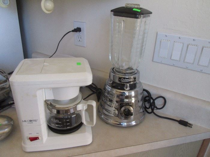 Small Appliances:  George Forman, Mr. Coffee, Universal, Osterizer,