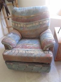 Occasional Chair in SW Pastel patterned upholstery
