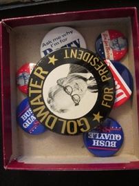 Campaign Buttons - Barry Goldwater