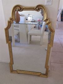 traditional gold gilt mirror