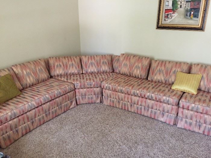 Mid-century sectional sofa (4 pcs)