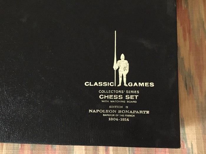 Chess set and many games