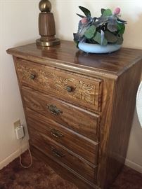 Chest of drawers goes with dresser and headboard