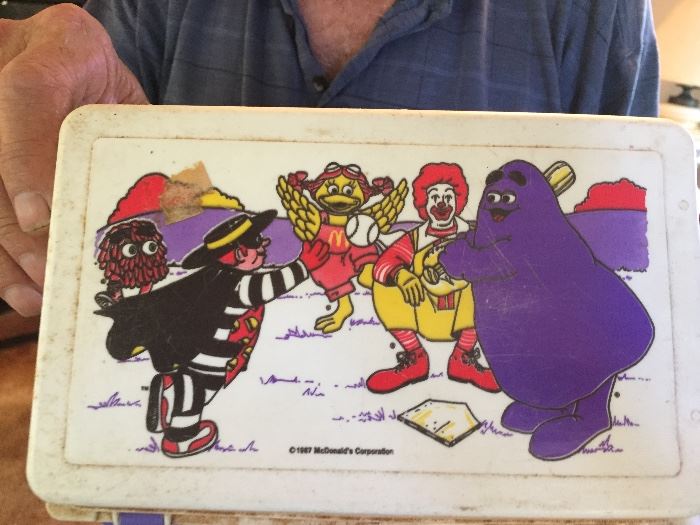 1987 McDonalds lunch box