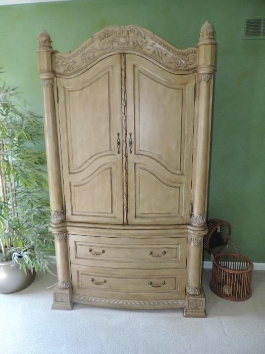 While this is a large piece...it is PRICED TO SELL at $145.00 ... could convert into a bar...a storage cabinet...a pantry...there are so many options for this GREAT ITEM !