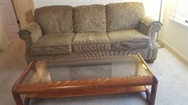 Flexsteel Sofa, Coffee Table