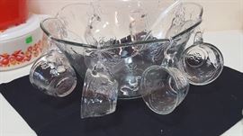 Anchor Hocking Savannah Punch Bowl